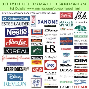 slogan boikot produk israel